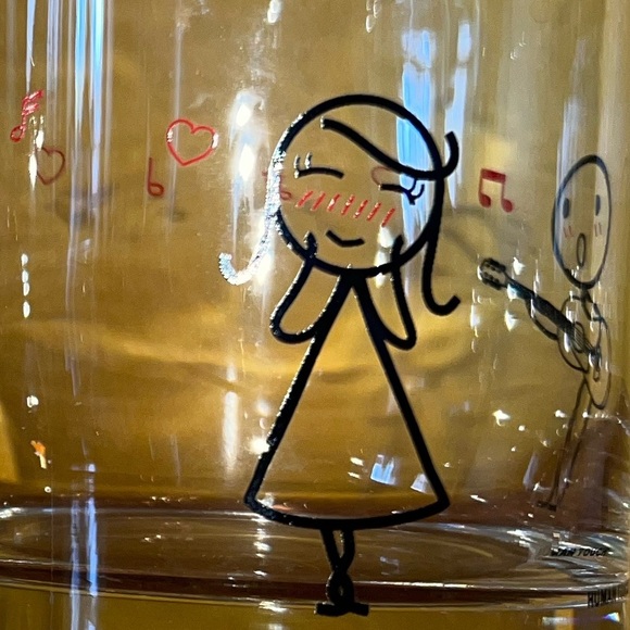 Bold Loft LOVE ME TENDER Couple Drinking Glass Set - Picture 7 of 7